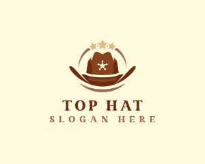 Western Cowboy Hat logo design