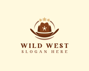 Western Cowboy Hat logo design