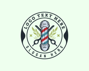 Barbershop Stylist Grooming logo