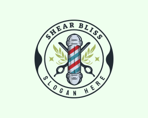 Barbershop Stylist Grooming logo design