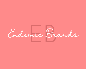 Feminine Signature Brand logo design