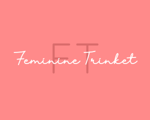 Feminine Signature Brand logo design