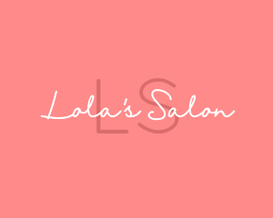 Feminine Signature Brand logo design