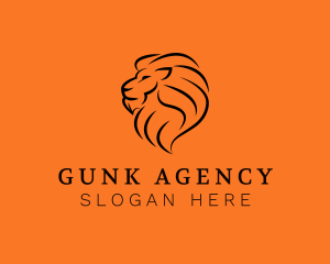 Lion Bank Agency logo design