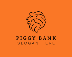 Lion Bank Agency logo design