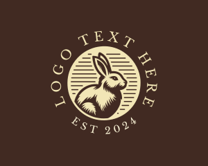 Bunny Rabbit Animal logo