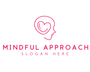 Heart Mind Psychologist logo design