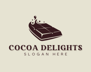 Chocolate Bar Candy Snack logo