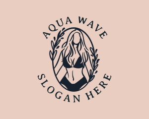 Beauty Woman Bikini logo design