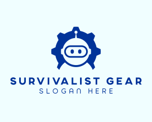 Gear Repair Robot logo design