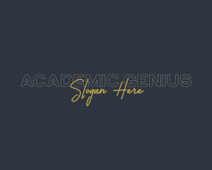 Generic Signature Business logo design