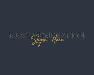 Generic Signature Business logo design