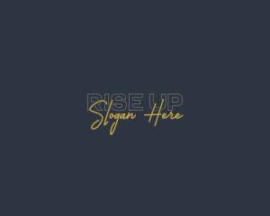 Generic Signature Business logo design