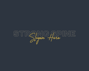 Generic Signature Business logo design