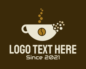 Coffee Cup Pixel  logo