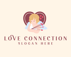 Love Cupid Heart logo