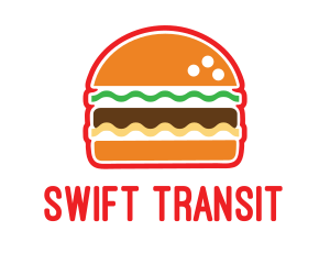 Fast Food Burger Logo