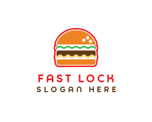 Fast Food Burger logo design