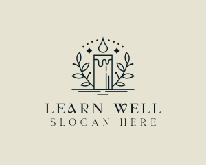 Candlelight Decor Wellness logo design