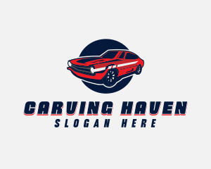 Automotive Car Transport logo design