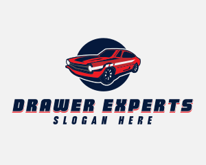 Automotive Car Transport logo design