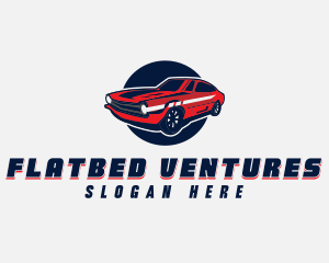 Automotive Car Transport logo design