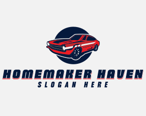 Automotive Car Transport logo design