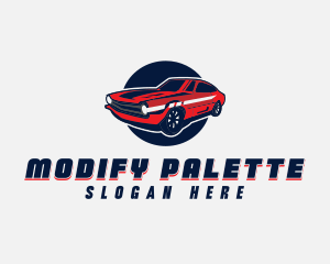 Automotive Car Transport logo design