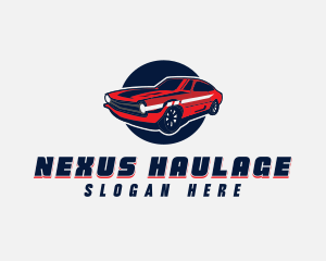 Automotive Car Transport logo design