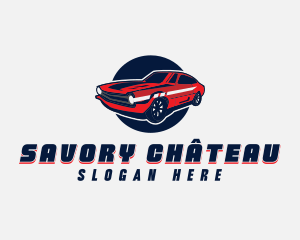 Automotive Car Transport logo design