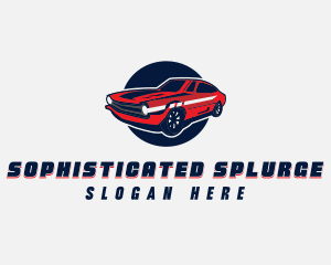 Automotive Car Transport logo design