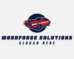 Automotive Car Transport logo design