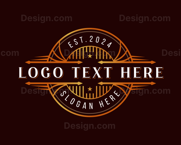 Elegant Brewery Barrel Logo