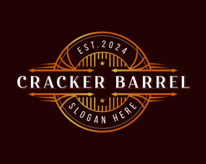 Elegant Brewery Barrel logo design