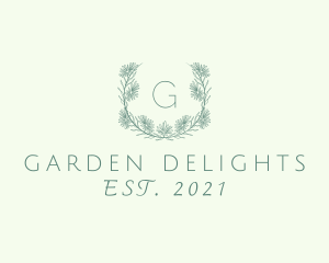 Floral Daisy Garden logo design