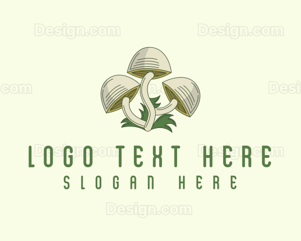 Mushroom Fungus Truffle Logo