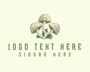 Mushroom Fungus Truffle Logo