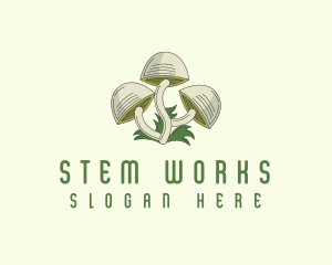 Mushroom Fungus Truffle logo design