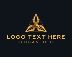 Premium Luxury Triangle logo