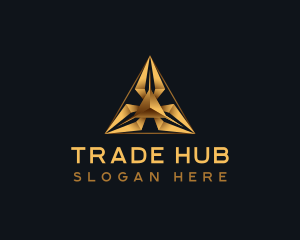 Premium Luxury Triangle logo design