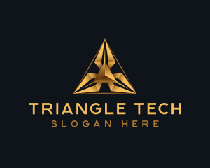 Premium Luxury Triangle logo