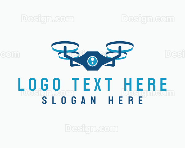 Aerial Drone Quadcopter Logo