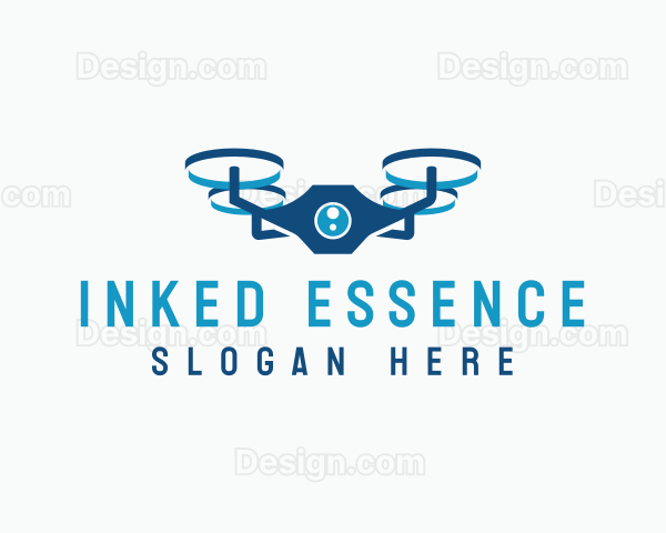 Aerial Drone Quadcopter Logo