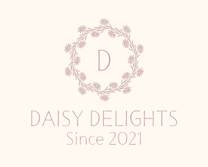 Daisy Garden Wreath Plant logo