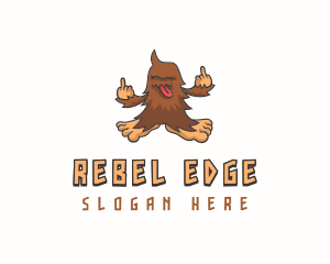 Bully Bigfoot Profanity logo design