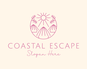 Tropical Palm Tree Hut logo