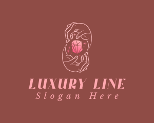 Luxury Hand Jewel logo design