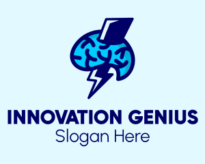 Genius Lightning Brain  logo