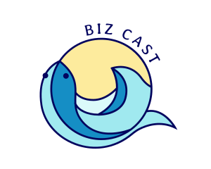 Fish Tail Beach Wave logo