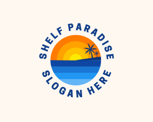 Sun Beach Resort logo design